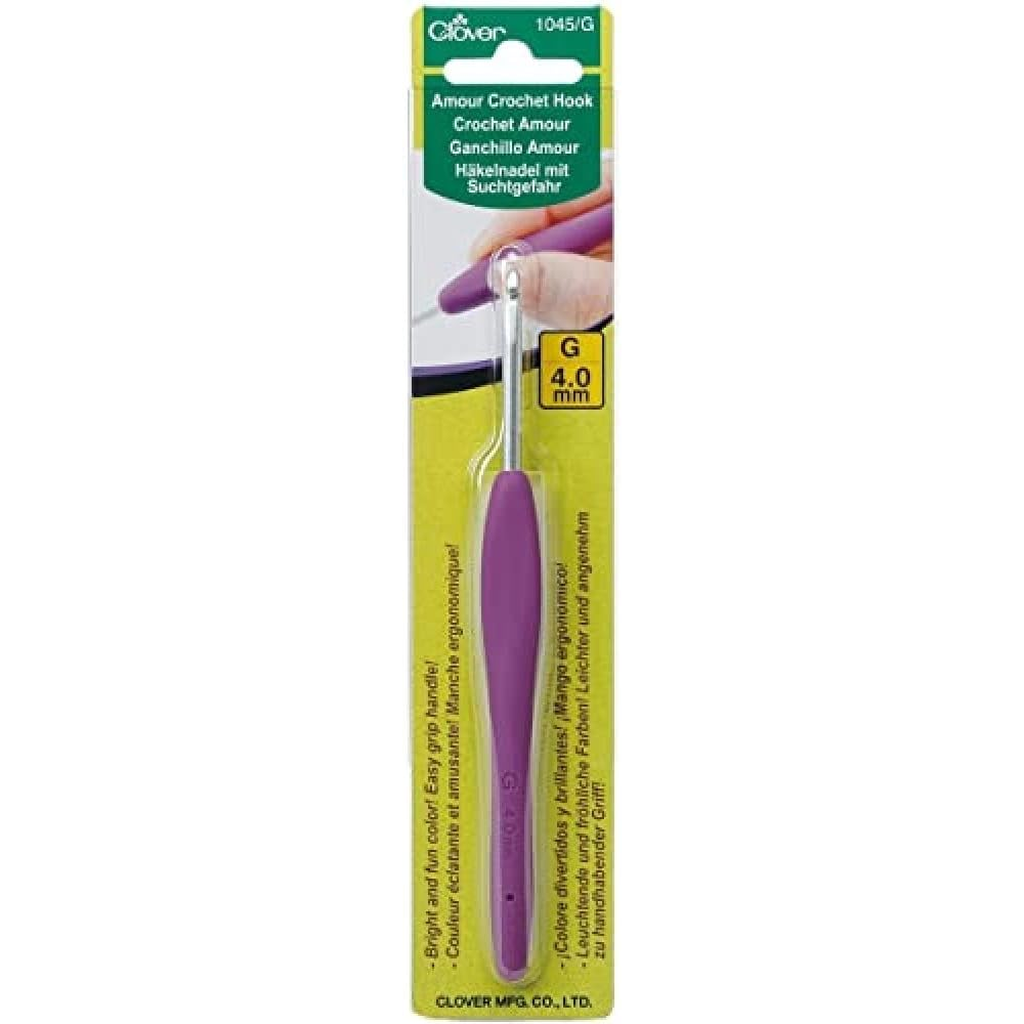 Clover Amour Crochet Hook – Size G - 4.0mm