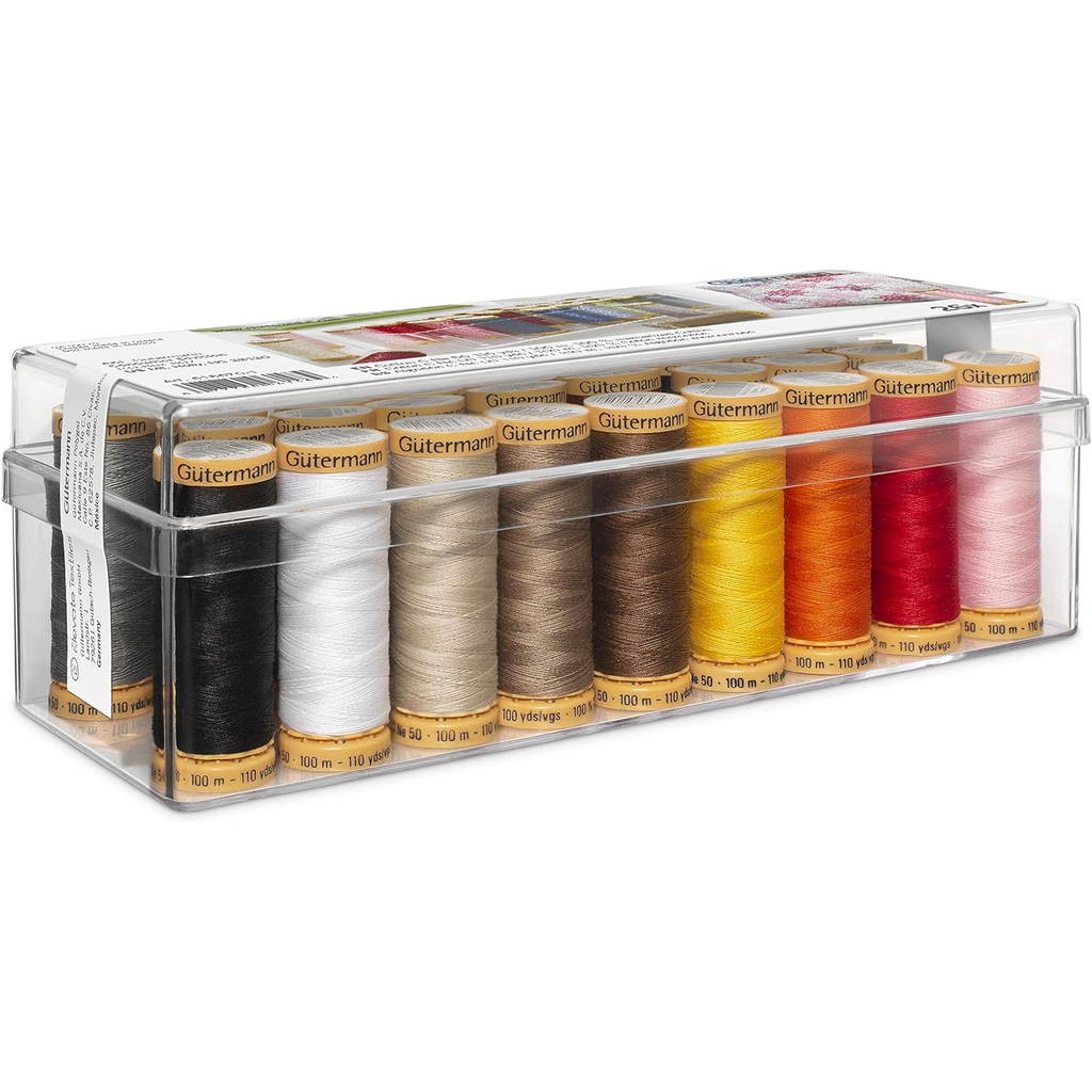 Gutermann Cotton Thread Box – 26 Spools