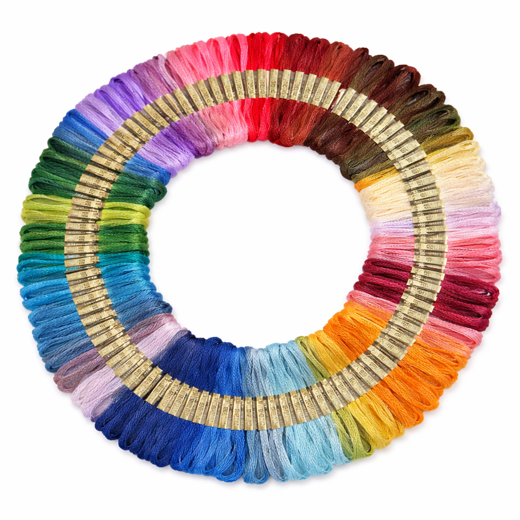 Rainbow Embroidery Floss – 50 Skeins
