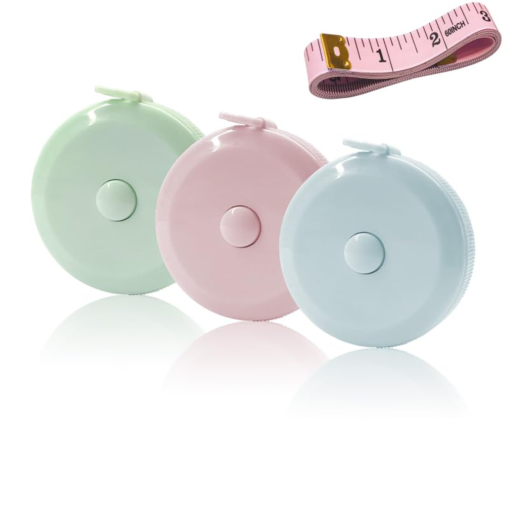 Retractable Tape Measure – 3 Pack 60 Inch