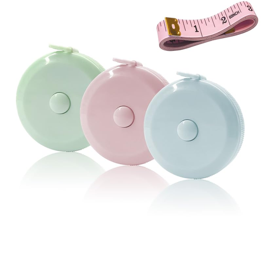 Retractable Tape Measure – 3 Pack 60 Inch