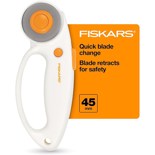 Fiskars 45mm Rotary Cutter – Ergonomic Grip