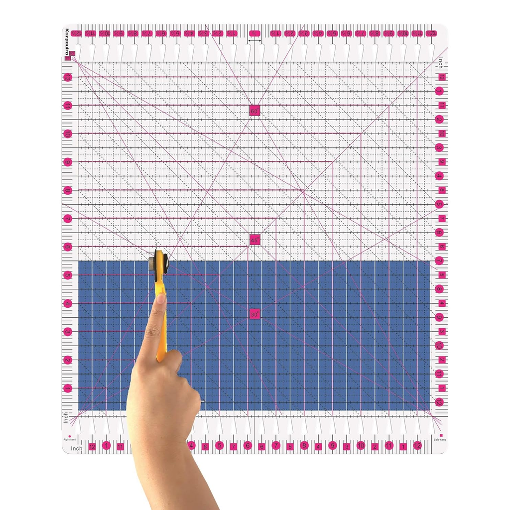 12.5 Inch Square Quilting Ruler